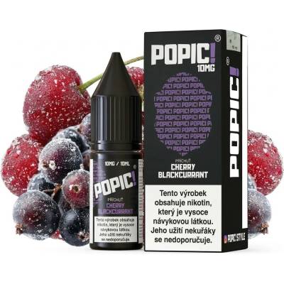 Popič! Salt Cherry Blackcurrant 10 ml 10 mg