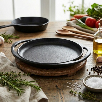 LAVA METAL Liatinová servírovacia panvica čierna LVRETV24 24 cm