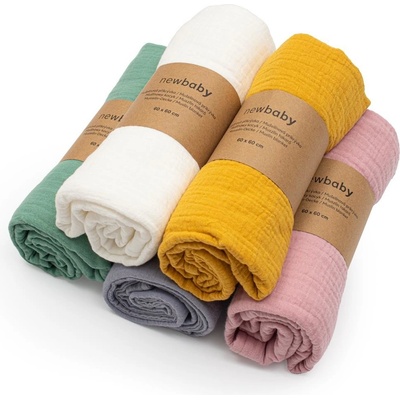 New Baby Mušelínová deka mustard