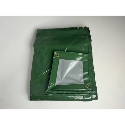 Mikel krycí plachta s oky, PVC 500 g/m² Modrá 6,4 m 3117862