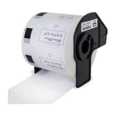 PEKRO kompatibilní s BROTHER DK-11209 papírové bílé úzké adresy 29 x 62mm 800ks (PLLB03, DK11209)