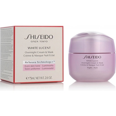 Shiseido White Lucent Overnight Cream & Mask noční 75 ml – Hledejceny.cz