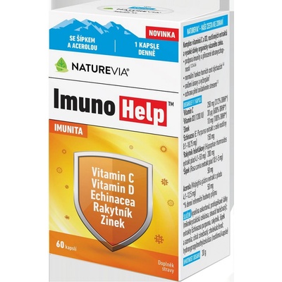 Swiss NatureVia ImunoHelp 60 kapslí