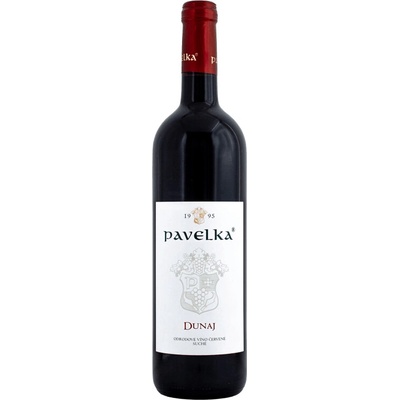 Pavelka a Syn Dunaj Červené Suché 13% 0,75 l (čistá fľaša)