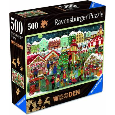 RAVENSBURGER Drevené Kúzlo Vianoc 500 dielov