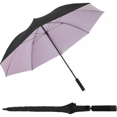 Knirps U.900 XXL Black with Rose