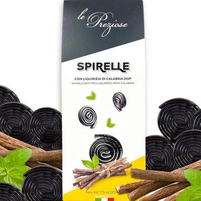 SILA GUM Le Preziose Rotelle Lékořicové bonbóny z Kalábrie 200 g