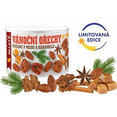 Mixit Vánoční ořechy z pece se skořicí&karam.160 g