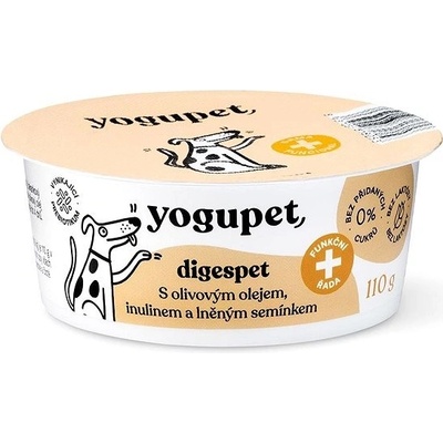 Yogupet Jogurt pro psy Digespet s olivovým olejem 110 g