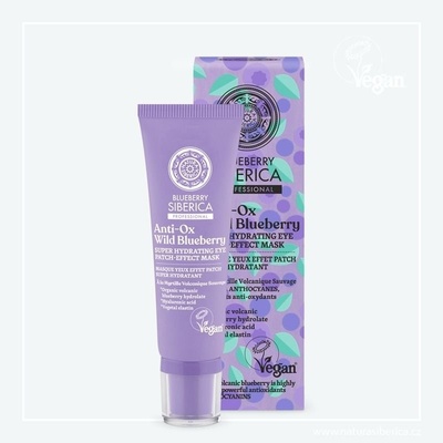 Natura Siberica Wild Blueberry Super hydratační oční maska 30 ml