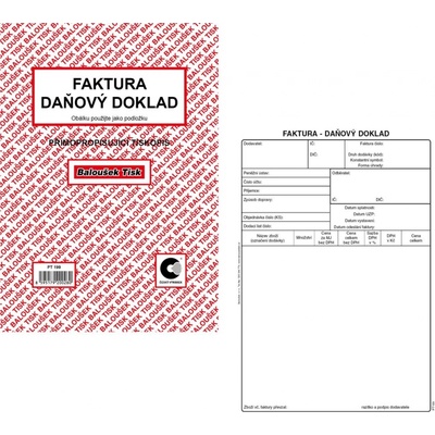 Baloušek Tisk PT199 Faktura, daňový doklad A5 – Hledejceny.cz