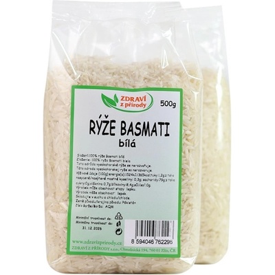 Zdraví z přírody Basmati rýže bílá 0,5 kg