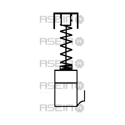 ASEIN ASEIN uhlíky 5,0x8,0x10,5 uhlíkové kartáče (Makita CB-85 / 191998-3) 0899.20J – Hledejceny.cz