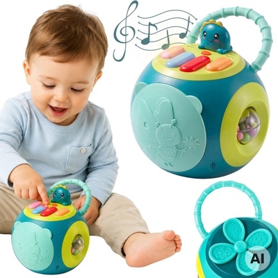 Woopie Interaktívna vzdelávacia lopta Montessori s pianom