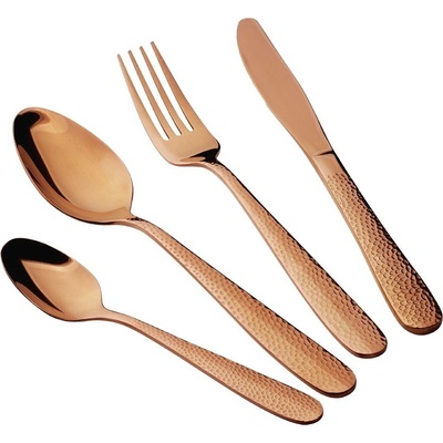 Rosegold Metallic Line II Súprava príborov 24 ks nerez