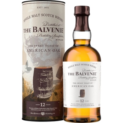 Balvenie American OAK 12y 43% 0,7 l (tuba)