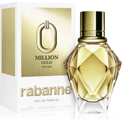 Rabanne Million Gold parfumovaná voda dámska 30 ml plniteľný flakón