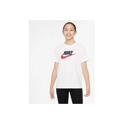 Nike Sportswear Big Kids T-Shirt FZ5178-100 biela