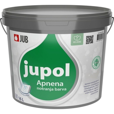 JUB Jupol Bio vápenná vnútorná farba 16L Biela