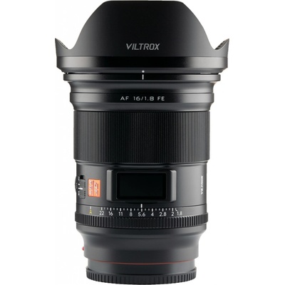 Viltrox AF 16mm f1.8 Full Frame objektiv (Sony E) AF 16/1.8 FE Prémiový objektiv, Česká distribuce