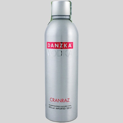 Danzka Vodka Cranraz 40% 1 l (holá láhev)
