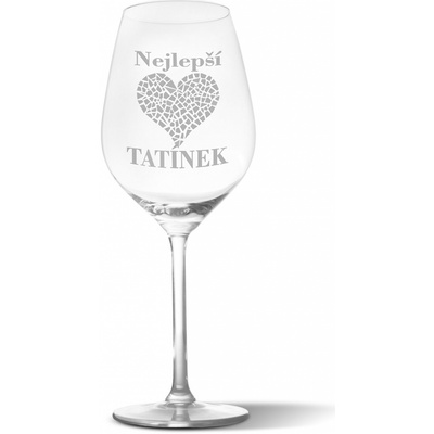 Sablio Sklenička na víno Nejlepší tatínek 490 ml