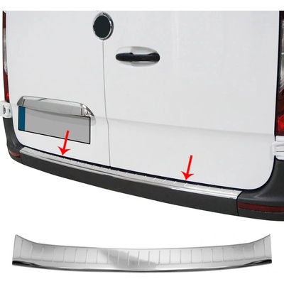 Nerez kryt hornej hrany zadného nárazníka Mercedes Sprinter W907 2018+