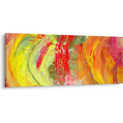 Obraz abstrakcie - maľba, jednodielne 120x50 cm