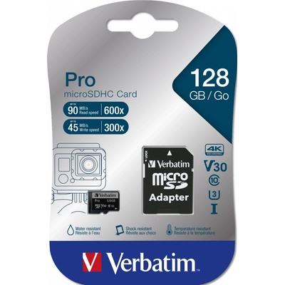 Verbatim microSDXC UHS-I 128GB 47044