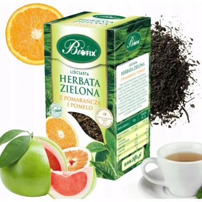 Bifix Zelený čaj s pomarančom a pomelom sypaný 100 g