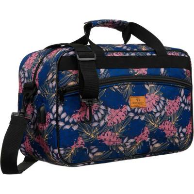 Rovicky R-TL15608 Wizz Air Ryanair modro-ružová 40 x 25 x 20 cm