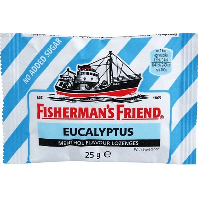 Fishermans Friend bonbóny dia eukalyptus modré 25 g
