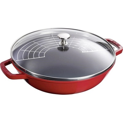 Pánev Wok STAUB 30cm červená 4,19l