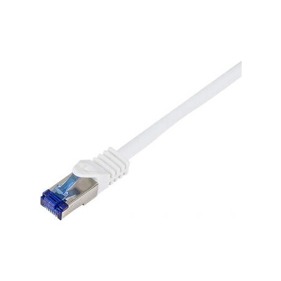 LogiLink C6A121S patch, CAT6A / S/FTP, RJ45, 30m, bílý