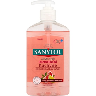Sanytol dezinfekční mýdlo do kuchyně grapefruit & limetka 250 ml – Hledejceny.cz