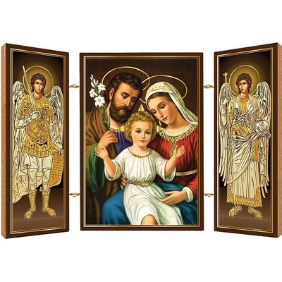 Triptych: Svätá rodina a anjeli - N12/3