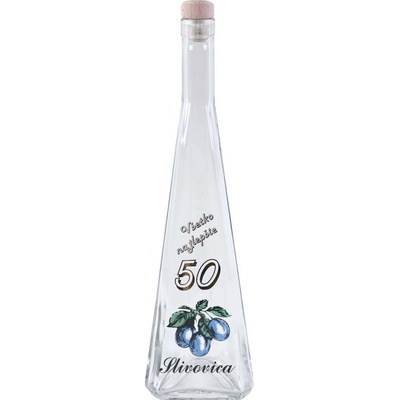 Bošacka Slivovica 52% 0,5 l (darčekové balenie Ihlan 50tka)