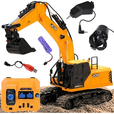 JCB Zdálně ovládaný pásový bagr se 3 výměnnými nástavci
