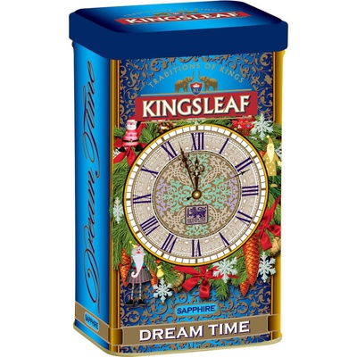 Kingsleaf Dream Time Saphire černý čaj sypaný plech 75 g