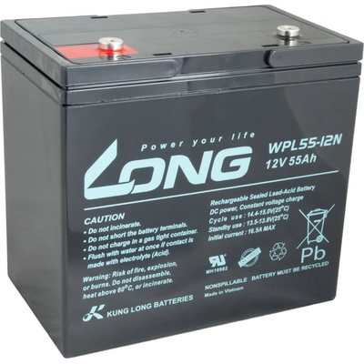 Long M6 LongLife WPL55-12N 12V 55Ah