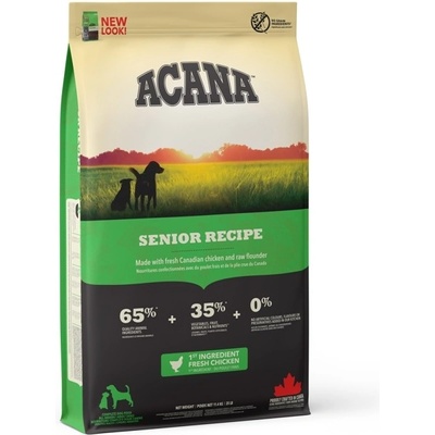 Acana Heritage Senior Dog Turkey Chicken 11,4 kg