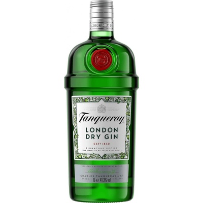 Tanqueray Gin 43,1% 1 l (čistá fľaša)