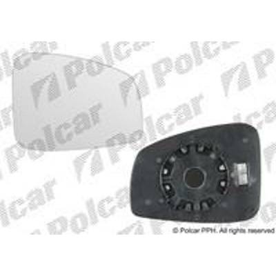 POLCAR Sklo vonkajšieho zrkadla s držiakom 6039553E