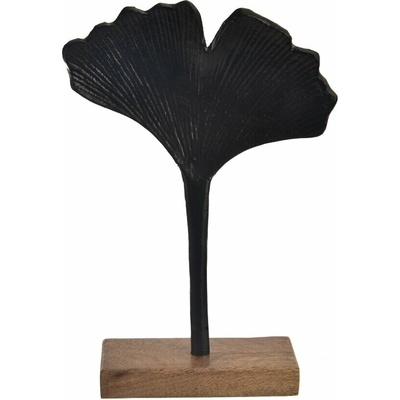 Bytová dekorace GINKGO BILOBA Black 30 cm