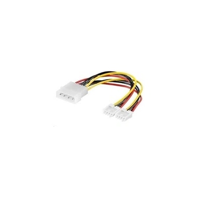 PREMIUMCORD PremiumCord Kabel napájecí HDD, FDD 5,25'-2x3,5' kn-3