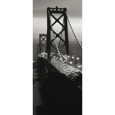 Preinterier Fototapeta - DV0182 - čiernobiely most Samolep. fólia - 91cm x 211cm