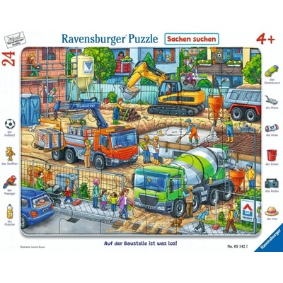 RAVENSBURGER Na staveništi 24 dílků