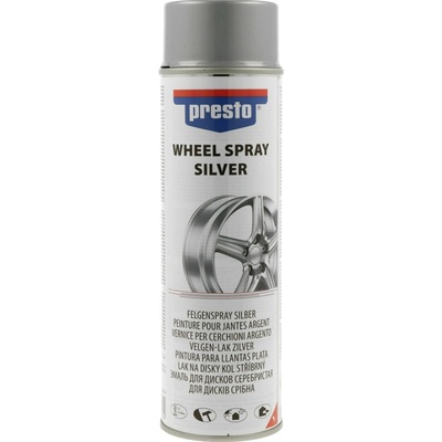 Presto lak ve spreji na disky stříbrný 500 ml