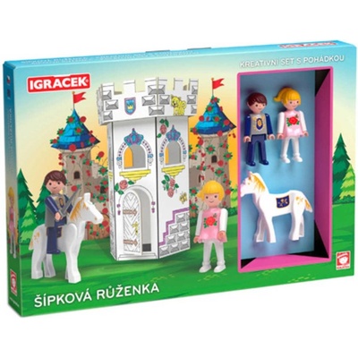 Efko Igráček Šípková Růženka kreativní set s pohádkou