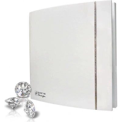 Soler&Palau Silent 100 CZ Design Swarovki bílý